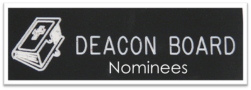 call for deacon board nominees